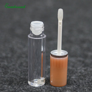 Tube de brillant à lèvres PET 5 ml personnalisé par le fabricant, écologique, avec bouchon à vis, transparent, moulé par injection, flacon de contour liquide haut de gamme - Product Image 1