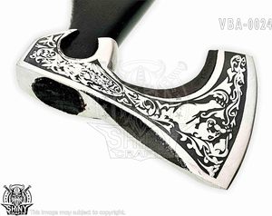 Hache Ragnar, Hache Ragnar Lodbrok, Hache Viking, Hache Nordique, Hache de Combat, Hachette de Camping, Manche en Bois Gravé Personnalisé, Objet de Collection Viking - Product Image 3