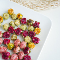 Mini-bouquet de roses naturelles préservées dans la résine pour la création de bijoux DIY, le scrapbooking, les travaux floraux - Décoration pour la fête des mères, mariage, écologique