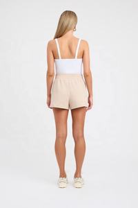 Shorts pour femmes taille haute 2026 avec taille élastique, jambes slim, poches latérales, design respirant - Product Image 2