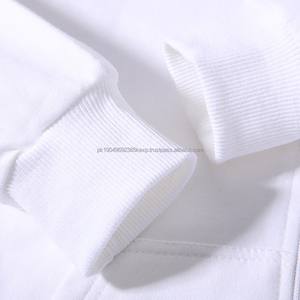 Sudaderas con capucha personalizadas baratas impresas sublimación en blanco lisas atléticas de buena calidad con cremallera para hombre - Product Image 5