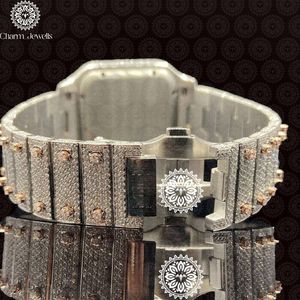 Montre carrée de luxe pour femme Charm_Jewells en acier inoxydable 30 mm, incrustée de diamants, analogique à quartz, montre de mode - Product Image 4