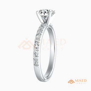 925 <b>Silver</b> <b>Emerald</b> Cut Moissanite <b>Ring</b> Classic Engagement <b>Ring</b> Elegant Bridal Jewelry for Women Gift - Product Image 6