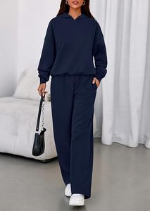 Women's Oversized <b>Hoodie</b> Tracksuit Set Premium Fleece <b>Hoodie</b> Jogger Set For Women Women's Athleisure <b>Hoodie</b> And Sweatpants Set - Product Image 6