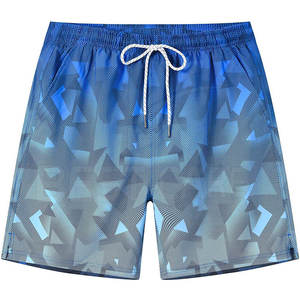 Shorts de Baño Personalizados para Hombre, de Secado Rápido, Ligeros, 100% Algodón, Cintura Media, con Cordón y Bolsillos, Tejido de Punto - Product Image 1