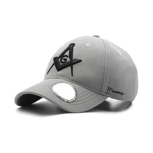 Casquette de baseball maçonnique sur mesure pour homme, processus de lamination, style sportif tendance, finition satinée, sept panneaux, pour le ski d'hiver - Product Image 1