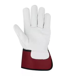 Guantes de Trabajo de Seguridad de Cuero con Logotipo Personalizable, Nuevo Estilo, Resistentes al Aceite, Anti-químicos, Antideslizantes, Duraderos, Antiestáticos, Sin Silicona - Product Image 5