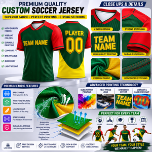 ผู้ผลิตเสื้อฟุตบอลแบบกำหนดเอง OEM ODM ชุดทีม เสื้อฟุตบอลแบบซับลิเมชั่น สกรีนชื่อและหมายเลขตามสั่ง MOQ ต่ำ - Product Image 4