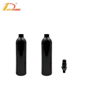 Bouteille de CO2 de 0,5 L 20 MPa pour PCP air et airsoft, réservoir HPA avec régulateur - Product Image 3