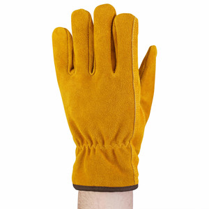 Gants de sécurité en cuir de vachette de qualité supérieure, équipement de protection individuelle pour le travail industriel et la pêche, confortables et résistants - Product Image 4