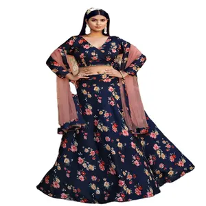 Ethnicrang Top Desenho Roupa de Casamento e Roupa de Festa Lehenga Choli Disponível ao Melhor Preço de Atacado para Exportação da Índia