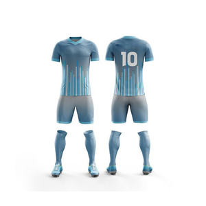 Maillots de football personnalisés respirants à manches courtes avec impression du nom de l'équipe, du numéro et du logo – Tenue de sport - Product Image 2