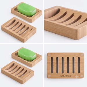 Escurridor de Bambú Exótico de la India, Accesorio de Baño Minimalista y Ecológico - Product Image 4