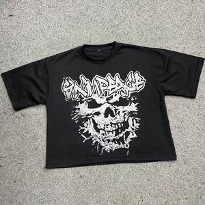 เสื้อยืดคอกลมแขนสั้นสีดำสำหรับผู้ชาย พิมพ์ลายตัวอักษร Running Club แห้งเร็ว ทรงปกติ ผ้าเจอร์ซีย์คอตตอน 100% - Product Image 1