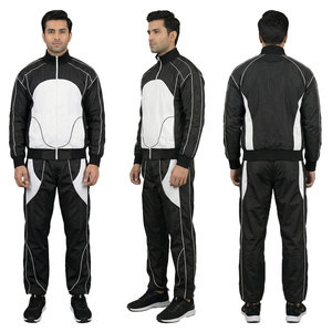 Mens Plus Size Winter Velour 100% Cotton Tracksuit Set Full <b>Zip</b> Jacket Pants Two Piece Casual Sportswear Comfortable Wholesale - Product Image 1