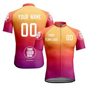 Jersey de Ciclismo Personalizado OEM, Nuevo Diseño Transpirable, 100% Poliéster, Impresión Digital, Manga Corta, Secado Rápido, 160g, Nombre del Equipo - Product Image 2
