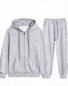 Unisex Color Blocking Tracksuit Full Sleeve Drawstring Closure Side Pockets Breathable Quick Dry Fleece Sporty Casual Wear - Product Image 2