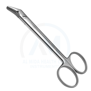 Ciseaux de coupe de fil chirurgical Al Mida Healthcare certifiés CE Classe II, 4,75 pouces, en acier inoxydable orthodontique, instrument dentaire - Product Image 1