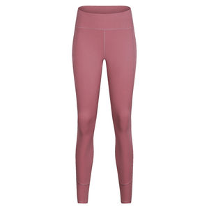 Legging de yoga simple pour femme, taille haute, sans couture, respirant, écologique, séchage rapide, effet push-up, compression, pour femme - Grande Vente - Product Image 1