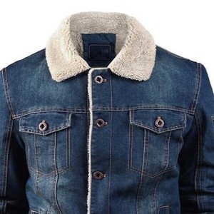 Men's Blue Denim Jacket Regular Fit Cotton Jean Jacket Everyday Casual Clothing Wholesale Supplier <b>Coat</b> Streetwear Denim Jacket - Product Image 4