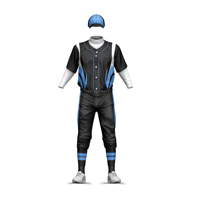 Impression par sublimation personnalisée, uniformes d'équipe de baseball, maillots et pantalons de baseball respirants et bon marché, service OEM, pas encore d'avis.