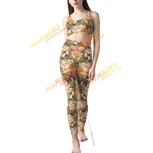 Leggings de gymnastique Leggings côtelés Pantalons pour enfants filles Imprimés funky personnalisés Conception OEM Collants d'entraînement Yoga Danse Fitness Vêtements - Product Image 6