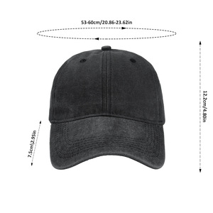 Casquette de baseball en coton brodée avec logo, 6 panneaux, haute qualité, pour hommes et femmes, style hip-hop, vente en gros à prix réduit - Product Image 1