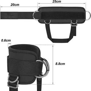 Accessoire de machine à câble avec sangle de cheville pour exercices fonctionnels des jambes (kickbacks, curls, abductions) pour adultes – Professionnel - Product Image 3