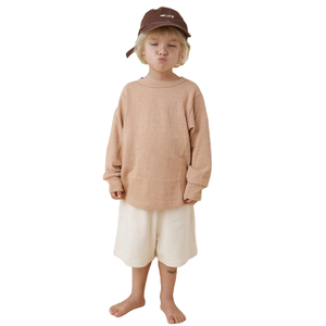 T-shirt d'été respirant pour garçons, 120 grammes, tricoté, manches courtes, coupe classique, écologique, anti-boulochage, séchage rapide, 100 % coton - Product Image 3