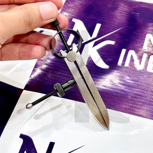 Nafko Industry NK-8377A Best Jeweler Spring Divider 3 Inch Caliper Square Legs Stainless Steel Gauge Precise Jewelry <b>Tool</b> - Product Image 4