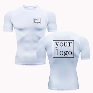 OEM Custom Rash Guard Manufacturer MMA BJJ <b>Compression</b> <b>Shirt</b> Bulk Supplier - Product Image 1