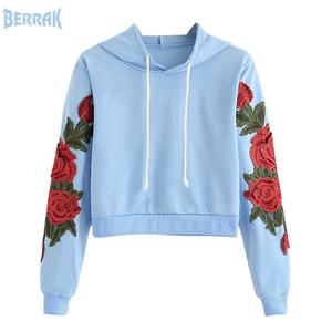 Women Hoodie Dream Merch Cropped Sweatshirt Pullover Casual Long Sleeve Striped Short Top Hoody - Product Image 1