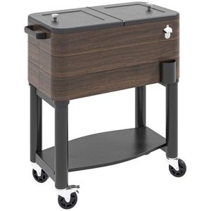 Carrito Enfriador para Fiestas al Aire Libre, Cubo de Hielo Premium para Reuniones Sociales - Product Image 2
