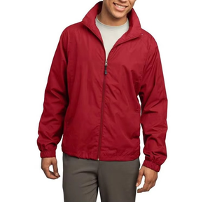Veste coupe-vent légère de haute qualité pour homme en polyester avec doublure en satin, veste respirante à capuche pour l'été - Product Image 1