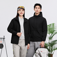 Chaqueta con Capucha Cómoda, Transpirable, Ligera, Repelente al Agua, Resistente al Viento, Unisex, Informal, con Logotipo Personalizado