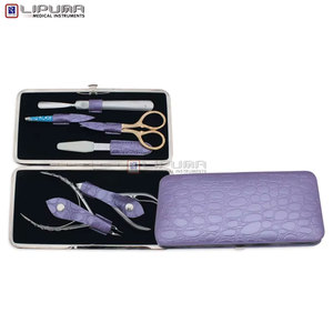 Wholesale Premium Stainless Steel Manicure Pedicure Set Nail Clippers <b>Cuticle</b> <b>Trimmer</b> Foot Care Tools - Product Image 6