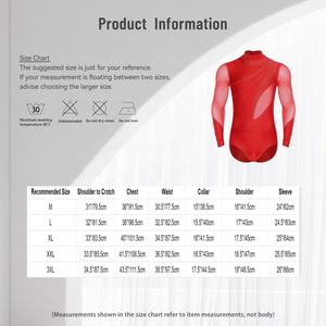 Mens Latin Dance Figure Skating Bodysuit One-Piece Leotard <b>Jumpsuit</b> For Gymnastics Ballet Dance Costumes Performance - Product Image 6