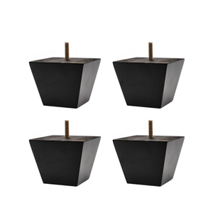 Luxury Solid Wood Sofa Legs Square Modern Design Heavy Duty Furniture Replacement Feet for Couch Loveseat and Ottoman Use - Product Image 1