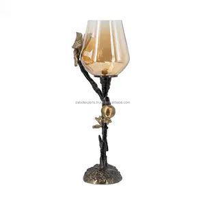 Support de bougie rustique fait main en acier inoxydable pour la décoration intérieure moderne et les articles de fête de Noël (vente en gros) - Product Image 2