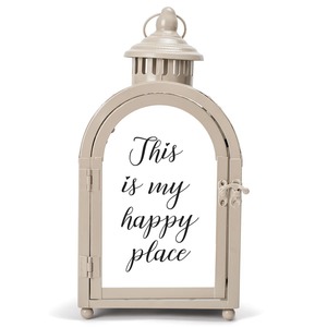 Designer Cream Metal And Glass <b>Lantern</b> Perfect for Festival Decor Housewarming and Event Display Wholesale From India - Product Image 6