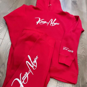 Ensemble de survêtement décontracté pour homme, respirant et à séchage rapide, 2 pièces, avec logo personnalisé imprimé, sweat à capuche et short, grandes tailles, pour le fitness - Product Image 1
