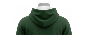 Sweat-shirt à capuche vert pour homme, coupe classique, en molleton de coton, décontracté, avec poche avant, pour l'automne - Product Image 5