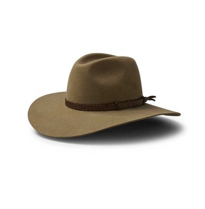 Professional Western Leather Cowboy Outback Style Wide Brim Bush <b>Hat</b> Travel Casual Premium Quality USA Europe Wholesale Trend - Product Image 5