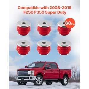 Kit Boccole di Montaggio Carrozzeria 60 Pezzi in Poliuretano Nuovo per F250 F350 Super Duty 2008-2016, Sostituzione Rapida per Veicoli Posteriori Compatibili - Product Image 2