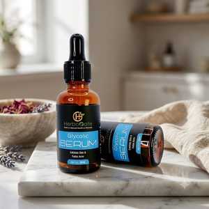 Sérum glycolique pour le visage, exfoliant, avec des ingrédients hydratants et une formule cosmétique de qualité supérieure, sérum glycolique pour le visage - Product Image 1