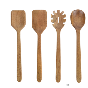 Juego de Cubiertos de Madera con Logotipo Personalizado, Accesorios de Cocina, Utensilios de Cocina, Juego Completo de Vajilla de Madera - Product Image 2