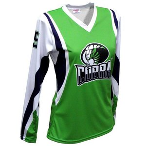 Maillot de volley-ball pour femmes, best-seller, design personnalisé, tissu polyester, manches longues, col en V, doux et confortable, maillot de sport d'équipe - Product Image 4