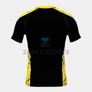 Camiseta Deportiva de Compresión Elástica para Hombre, Pro Fit, para Entrenamiento, MMA, con Logotipo Frontal, Spandex/Poliéster, de Alto Rendimiento - Product Image 2