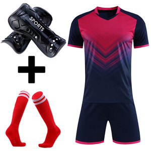 Tenues de football pour adultes en polyester 100% sublimé, vêtements de sport en polyester pour hommes, uniformes de football - Product Image 2