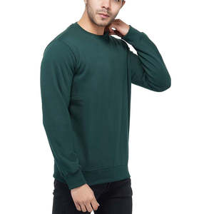 Sudadera personalizada al por mayor, cuello redondo, 600 g/m², algodón, estilo urbano desgastado, para marcas de ropa urbana estadounidenses - Product Image 3